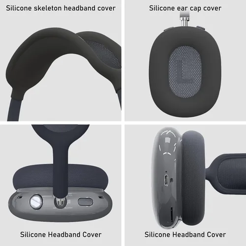 Miniatura 3 de Funda para AirPods Max, funda antiarañazos, funda para orejeras, cubierta para auriculares o diadema para AirPods Max. TPU suave y silicona 3