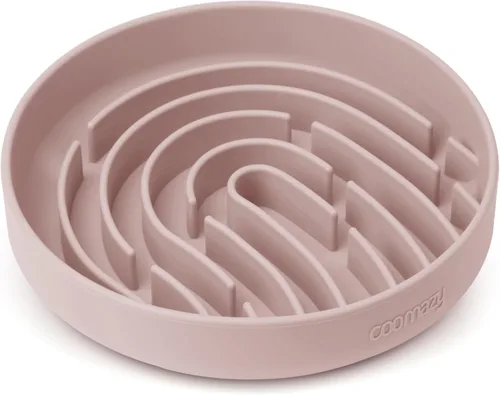 Miniatura 17 de Coomazy Cuencos de silicona de alimentación lenta para perros y gatos, juguete interactivo para mascotas para entrenamiento de alimentos
