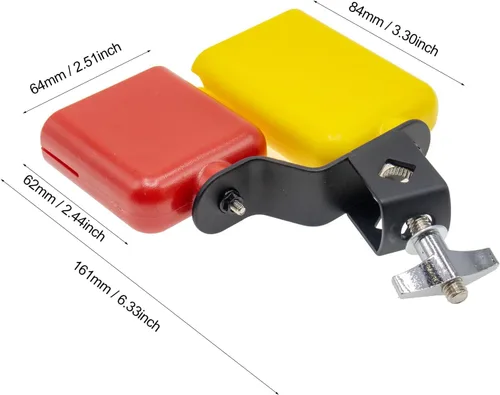 Miniatura 2 de CashBeat Bloque de atasco de plástico, accesorio de percusión de paso alta/baja para kit de batería