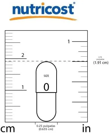 Miniatura 6 de Nutricost Cápsulas de boro de 5 mg, 240 cápsulas vegetarianas, sin gluten y sin OMG