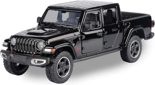 Motormax Motormax 79368 - Camión pickup Toy 2021 Gladiator Rubicon (parte superior cerrada), color negro 124-127