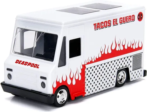 Miniatura 2 de 1:32 Deadpool - Camión de comida blanco