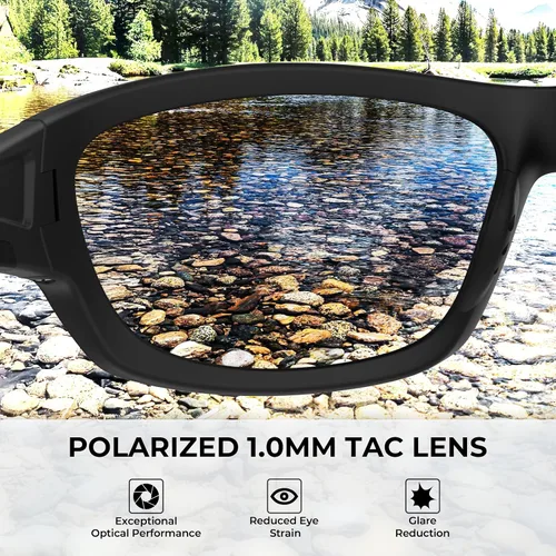 Miniatura 6 de KastKing Hiwassee - Gafas de sol deportivas polarizadas para hombres y mujeres, gafas de sol envolventes para pesca, ciclismo y correr, protección UV