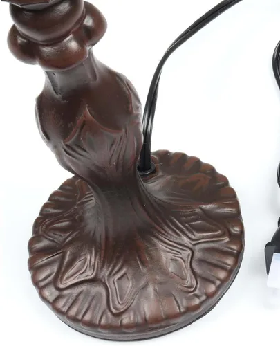 Miniatura 2 de Bieye B10718 - Base de lámpara de mesa color marrón antiguo con enchufe de luz E26, 4" de ancho x 14.5" de alto