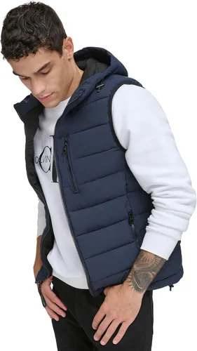 Miniatura 3 de Calvin Klein Chaleco acolchado ligero con capucha para hombre