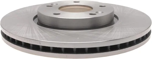 ACDelco Rotor de freno delantero plateado 18A2419A | GM 19255502 Rotores de freno para selectos Hyundai Sonata, Tucson, Veloster, Kia Sportage, Kia