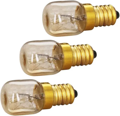 Miniatura 5 de Othmro 1 bombilla de microondas 220-240 V 220 bombilla de microondas E14, 2700 K cálido horno bombilla reemplazo electrodoméstico, incandescente