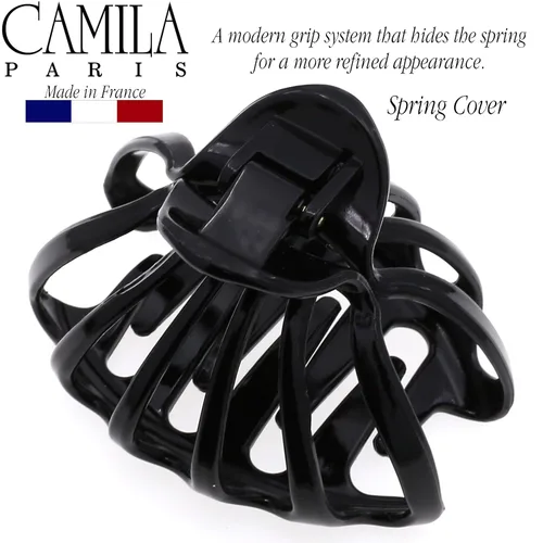 Miniatura 5 de Camila Paris CP3050 - Pinza para el pelo de pulpo francés, pinzas grandes para cabello grueso, pinza de pelo grande para cabello largo, pinzas