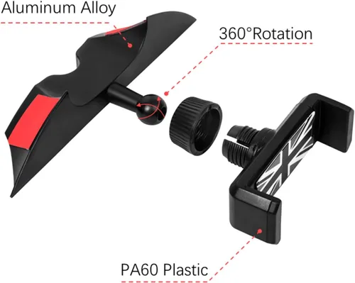 Miniatura 2 de Soporte de teléfono celular para Mini Cooper S Jcw One F54 F55 F56 F57 F60, montaje especial de teléfono de navegación para pantalla de control