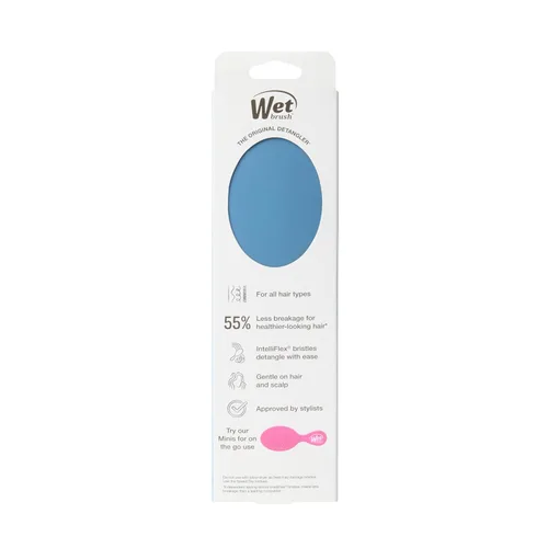 Miniatura 13 de Wet Brush Cepillo desenredante original, color azul elemental, cerdas IntelliFlex ultrasuaves, cerdas desenredantes que se deslizan a través