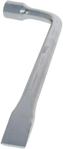 Miniatura 6 de Heyiarbeit Llave de llanta de repuesto de coche para Jack - L Tipo Hexágono 0.669 in Ranurado End Socket Herramienta de reparación 1pcs