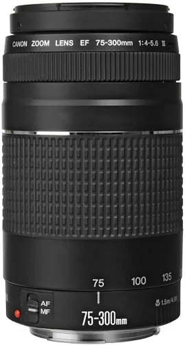 Miniatura 2 de Canon EF 75-300mm f/4-5.6 III Objetivo zoom telefoto para cámaras Canon SLR, 6473A003 (Reacondicionado)