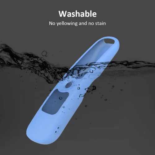 Miniatura 4 de LEFXMOPHY MR21GC - Funda de repuesto para LG AN-MR21GA / AN-MR21GC Magic Remote Control w/NFC (2021), funda de silicona azul que brilla en la Azul