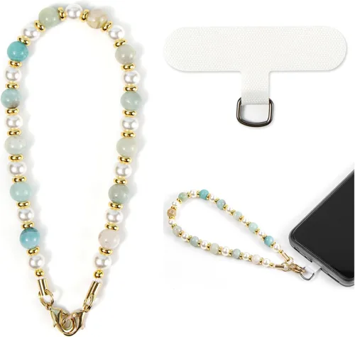 Miniatura 13 de Correa de teléfono con cuentas de mármol, cordón para teléfono celular, cadena para teléfono, correa de muñeca para mujeres para teléfono 14/13