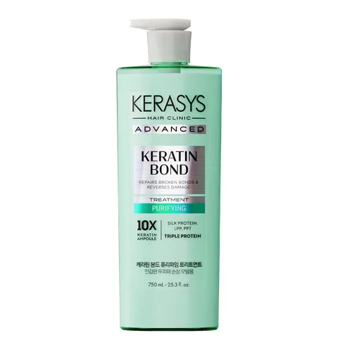 Miniatura 8 de Kerasys Advanced Keratin Bond Silky Moisture 20.2 fl oz / 20.3 fl oz (paquete de 1, tratamiento), azul