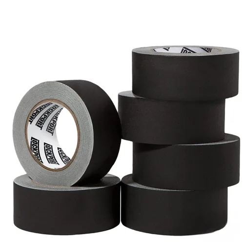 Miniatura 11 de Lockport Black Gaffers - Paquete de 3 cintas de 90 pies x 2 pulgadas, impermeable, sin residuos, no reflectante, fácil de rasgar, cinta de escenario