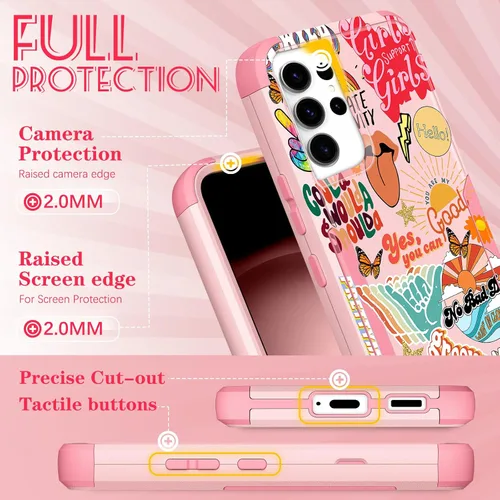 Miniatura 168 de Funda para Samsung Galaxy S22 - Funda de Teléfono para Mujeres Chicas Lindas Cubierta Diseño Único Estético Genial para Adolescentes Kawaii Fresa