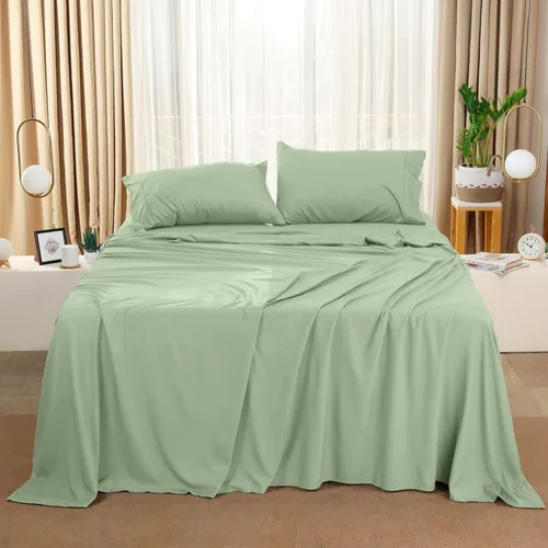 Miniatura 93 de Utopia Bedding Juego de sábanas Queen – Sábanas de 4 piezas para cama tamaño Queen, microfibra suave y transpirable, incluye 1 sábana bajera, 1 Gris