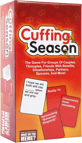 WHAT DO YOU MEME? Temporada de esposos: el juego de fiesta para grupos de parejas, Throuples, Amigos con beneficios, Situaciones, Socios, Cónyuges y