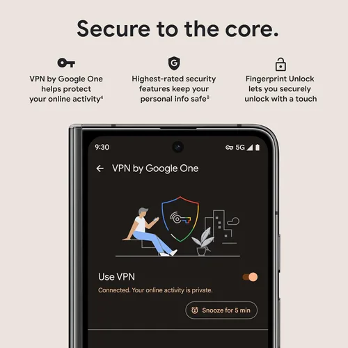 Miniatura 7 de Google Pixel Fold - Smartphone Android 5G desbloqueado con lente teleobjetivo y lente ultraancha - Pantalla plegable - Batería de 24 horas