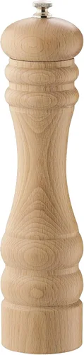 Zassenhaus Molinillo de sal de madera de Berlín, molinillo de sal manual recargable, 9.4 pulgadas (natural)