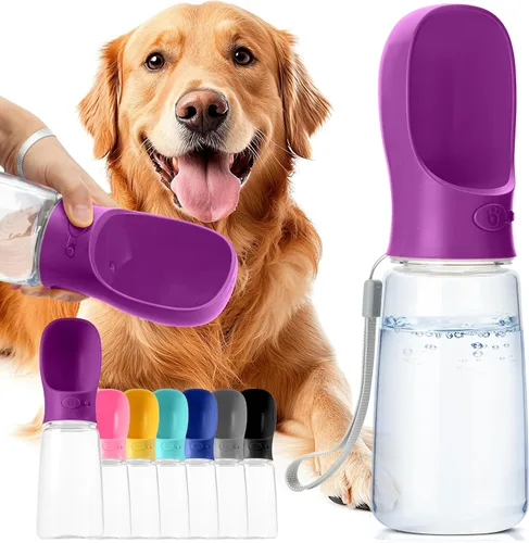 Miniatura 14 de Mr. Pen Botella de agua portátil para perros, 19 onzas, azul, de viaje y dispensador para perros, no apta para lavavajillas