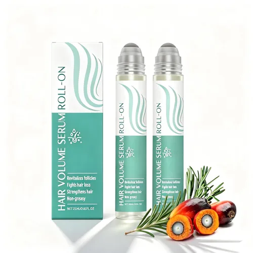 Suero Roll-On para el Crecimiento del Cabello | Mezcla con 3% de Romero, 3% de Redensyl, 2% de AnaGain, Biotina y Niacinamida | Sin Enjuague,