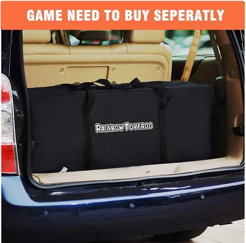 Miniatura 5 de Bolsa de lona gigante de 4 en una fila para conectar juegos, fácil almacenamiento y transporte para un tamaño real Jumbo 4 para anotar, conectar