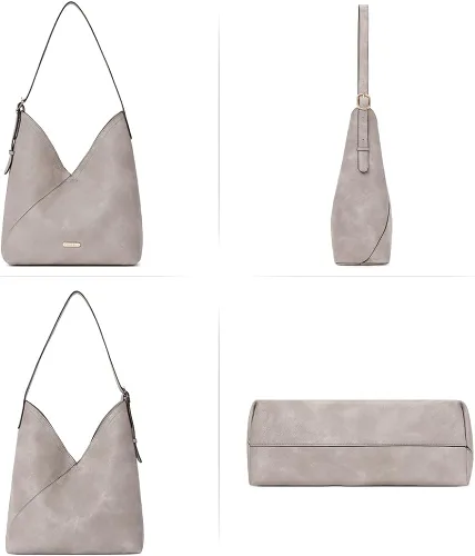 Miniatura 7 de CLUCI Regalos para el día de San Valentín para ella bolsos Hobo para mujer bolsos de cuero vegano bolsos de mano bolso de hombro grande para mujer