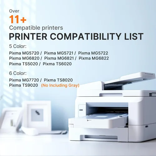 Miniatura 2 de E-Z Ink Tinta PGI-270XL CLI-271XL de 5 colores compatible con cartuchos de tinta Canon 270 271 XL para usar con Canon Pixma TS6020 MG6821 MG5720