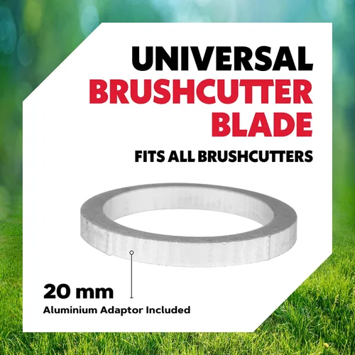 Miniatura 3 de Oregon One-For-All 295507-0 - Desbrozadora universal y hoja de sierra de limpieza 3 dientes para Stihl, Husqvarna, Mitox, Echo, Kawasaki y otras
