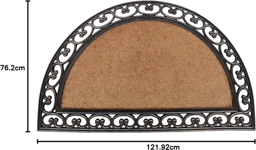 Miniatura 103 de A1HC Tapete para Puerta de Fibra de Coco Natural y Caucho, 30"x48" – Grueso, Duradero, Resistente, Anti-Desprendimiento, Resistente a