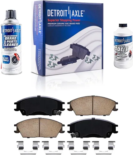 Miniatura 65 de Detroit Axle - Pastillas de freno traseras para Mercedes-Benz C230 C240 C280 C320 C350 CLK320 CLK350 CLK430 E300 E320 E420 E430 SLK350, pastillas