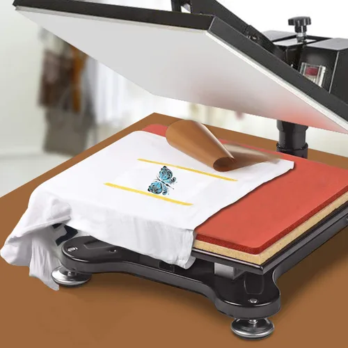 Miniatura 4 de Hojas de Teflón para Máquina de Prensa de Calor, Rollo de Hojas de Papel PTFE Reutilizable Antiadherente para Sublimación de Transferencia de Calor