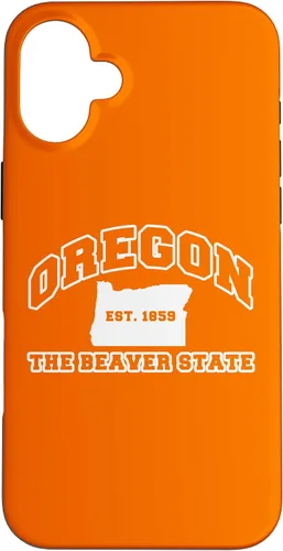 Miniatura 22 de iPhone 16 Oregon Souvenir Vacation Est 1859 The Beaver State Adults Case