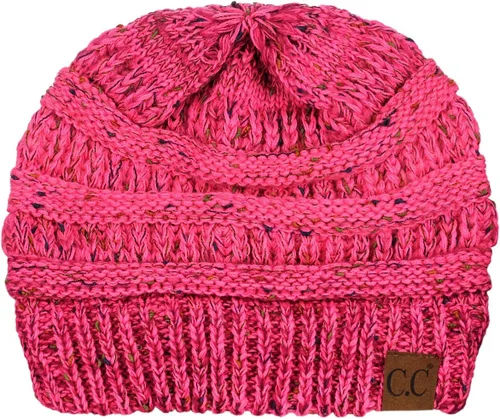 Miniatura 334 de C.C Trendy Warm Chunky Soft Stretch Cable Knit Beanie