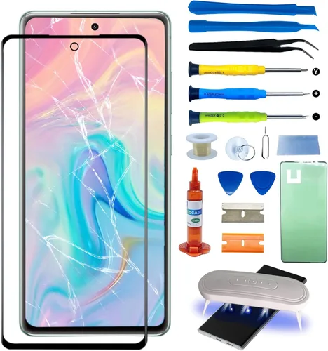 Miniatura 10 de Samsung Galaxy Note 10 Plus Reemplazo de pantalla de 6.8 pulgadas 10+ Series Kit de reparación de vidrio frontal incluye adhesivo de marco