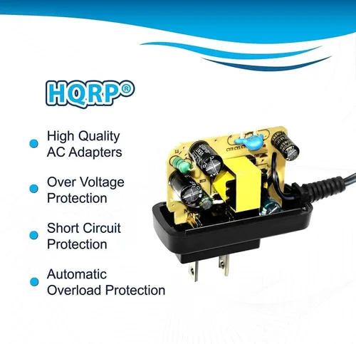 Miniatura 4 de HQRP Adaptador de CA de 6 V para Duronic BPM490 UE08WCP-060100SPA - Adaptador de cable digital automático para monitor de presión arterial y presión