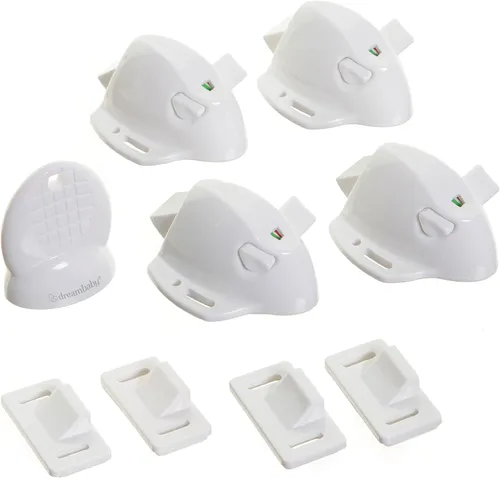 Miniatura 10 de Dreambaby Llave de repuesto de repuesto para cerradura magnética adhesiva Dreambaby (1 unidad), apta para cerraduras magnéticas adhesivas Dreambaby