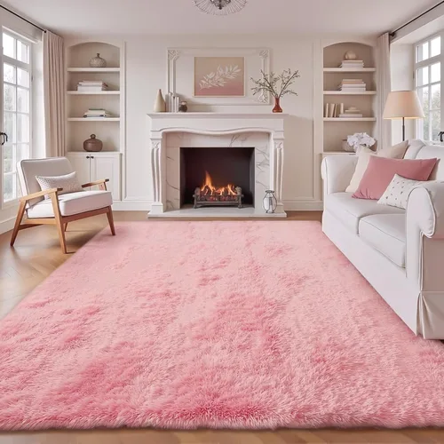 Miniatura 37 de Alfombra de pasillo 2x6 para dormitorio: Alfombras suaves de pelo largo lavables, pequeña alfombra de interior de felpa difusa para pasillo, junto a