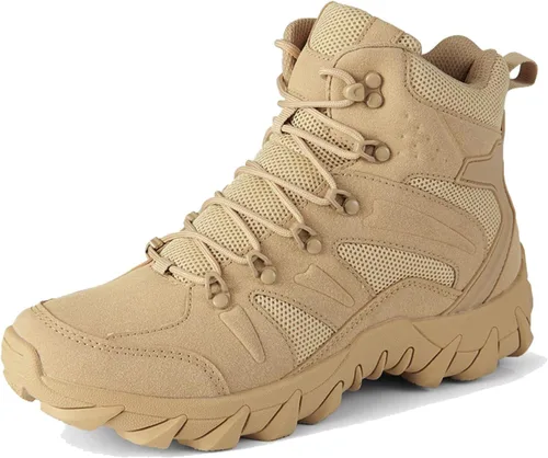 Miniatura 5 de Botas de senderismo ligeras LD para hombre, botas de caza, botas de trabajo, botas tácticas militares, botas de combate