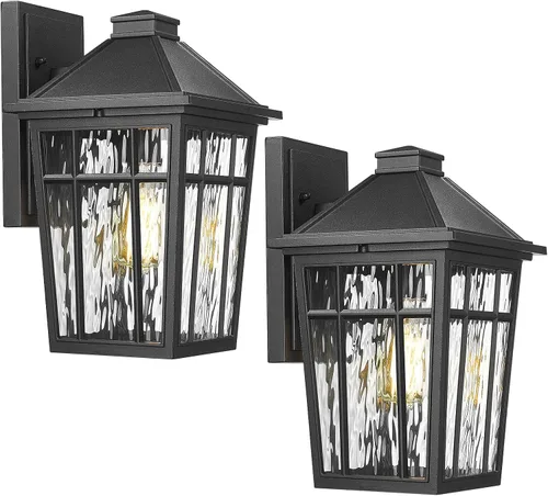 Miniatura 10 de Darkaway Luces de pared al aire libre para casa, accesorios de iluminación exterior para montaje en pared, luces de porche, luces impermeables
