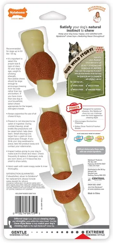 Miniatura 8 de Nylabone Power Chew Shish Kabob - Juguete masticable alternativo de nailon para perros, juguetes para masticadores agresivos, pollo, grande/gigante