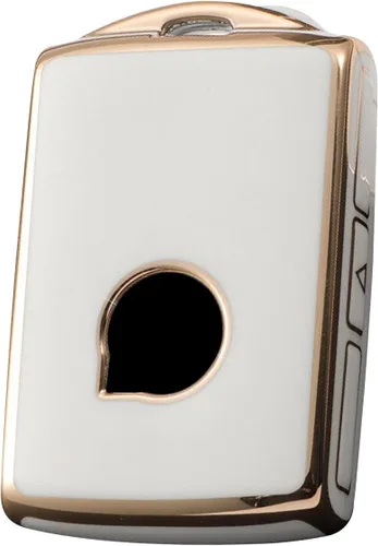 Miniatura 11 de Funda de TPU para Volvo XC40 XC60 XC90 S90 S60 V60 V90 2019-2023 Accesorios - Funda protectora de llave inteligente - Blanco Plateado blanco