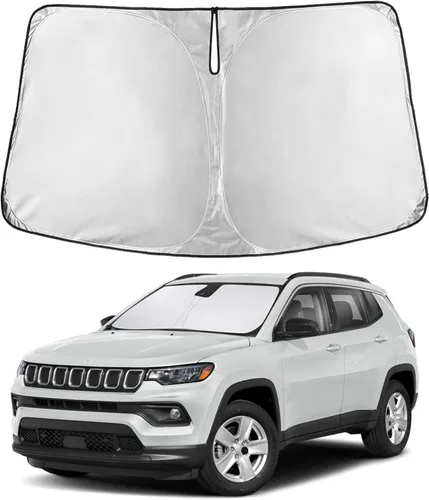 Miniatura 47 de EcoNour Parasol para parabrisas compatible con Hyundai Tucson 2016-2019 2020 2021, visera solar para parabrisas delantero y ventana, bloqueador