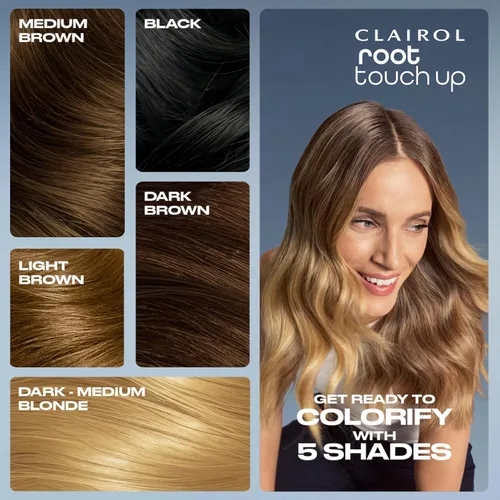 Miniatura 8 de Clairol Color de retoque de raíces + volumen 2 en 1 spray temporal, color de cabello negro, paquete de 1