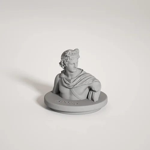 Miniatura 6 de Molde de silicona de estatua 3D, molde de escultura de retrato de hormigón para tapa de tarro de vela, herramientas de decoración del hogar de SH0777
