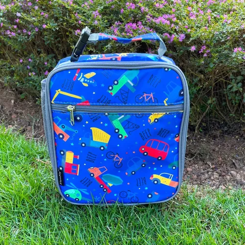 Miniatura 5 de FlowFly Lonchera para niños, bolsa suave aislada, mini hielera para el regreso a clases, kit de bolsa térmica para comidas, para niñas, niños, Coche