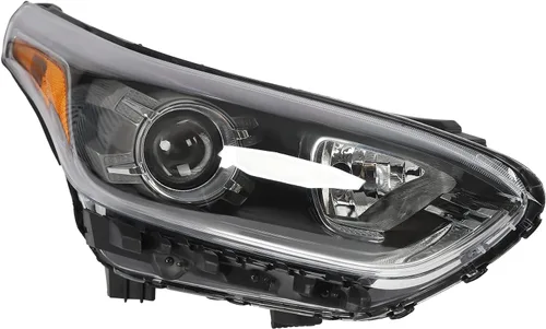 Miniatura 2 de Faro delantero halógeno con faros LED DRL, lámparas de pasajero derecho para Kia Forte Sedan 2019 2020 2021 (2019-2021Kia Forte Sedán, lado derecho)