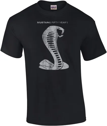 Miniatura 14 de Ford Camiseta Manga Corta Mustang 50 Años Cobra Azul real